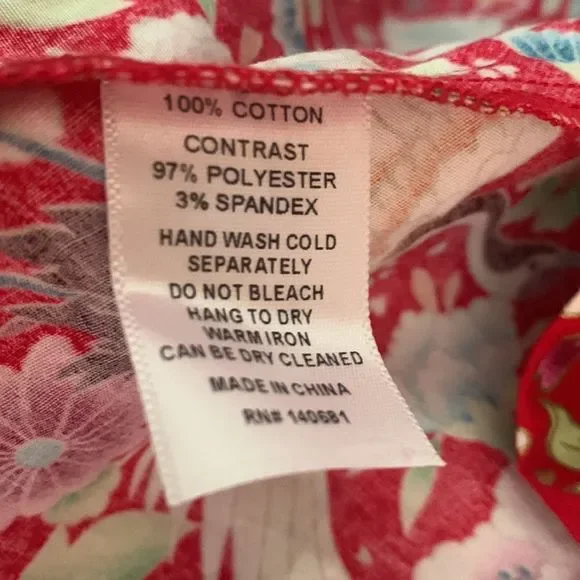 NEW Unique Vintage Red  Floral Halter Dress | Size M - Picture 16 of 16